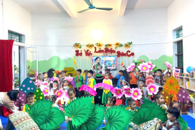 Trường mầm non Nghĩa Bình tổ chức thành công hội thi giáo viên dậy giỏi cấp trường năm học 2025-2026