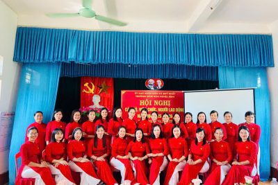 Trường mầm non Nghĩa Bình tổ chức hội nghị cán bộ, viên chức và người lao động năm học 2025 – 2026