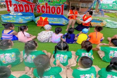 ” Trải nghiệm lễ hội nước – Học kỹ năng, vui hè an toàn cùng các bé trường mầm non Nghĩa Bình